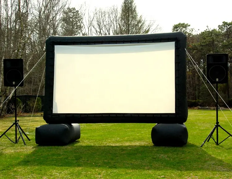 Ngoài trời điện ảnh chiếu air inflatable màn hình movie