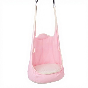 CE and CPC Certified <strong>Sensory</strong> <strong>Swing</strong> Attachment Cloth Pod <strong>Swing</strong> in Pink White with 80kg Capacity <strong>for</strong> <strong>Adults</strong> - Product Image 1