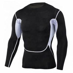 Rash Guard personnalisé Gym Fitness protection BJJ chemise extensible Polyester à manches longues Protection Gym Fitness Rash Guard - Product Image 1