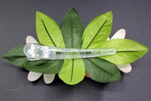 Fornitore all'ingrosso della fabbrica HM1021 8 colori 3-EVA schiuma Tiares Clip di capelli <span class=keywords><strong>W</strong></span> Maile foglie donne fiori hawaiani decorazione perni per capelli - Product Image 6