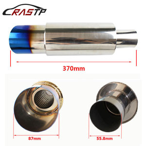 Tuyau d'échappement modifié Crastp 370 mm en acier inoxydable 304 pour mise à niveau automobile - Product Image 1