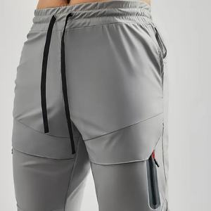 Pantalons de survêtement de sport en polyester 100% personnalisés par le fabricant, avec poches, pantalons de jogging, vêtements de sport décontractés, pantalons de survêtement pour homme, taille surdimensionnée, pantalons pour homme - Product Image 3