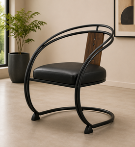 Fauteuil d'appoint moderne avec siège rembourré confortable, élégant fauteuil lounge pour salon, chaises de salle à manger, bureau et réception - Product Image 1