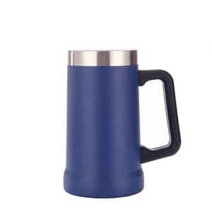 Custom Logo Big Grip Stein Stainless Steel Mug Double Wall Vacuum Insulation Handgrip Beer Tumbler - Product Image 6