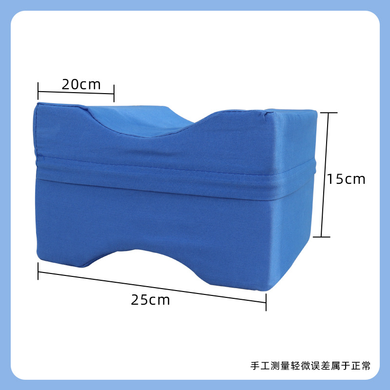 Large double-groove blue leg pad