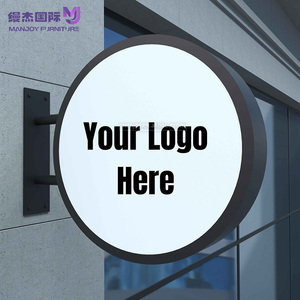 Winkel Winkel Naam Led Signage Aluminium Roterende Led Lichtbak Reclamebord Voor Buiten Acryl Licht Up Logo <span class=keywords><strong>Box</strong></span> - Product Image 2