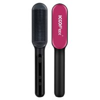 Peigne lisseur thermostatique, brosse à lisser pour les cheveux, chauffage rapide, 1 pièce, pour hommes et femmes