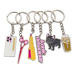 Nouveau design : porte-clés en métal double face étanche à thème dessin animé pour événements et cadeaux promotionnels - Product Image 2