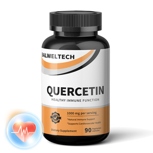 Capsules de Quercétine à Marque Blanche OEM 1000mg par Portion, Soutien Naturel Immunitaire et Cardiovasculaire, Complément Alimentaire - Product Image 1
