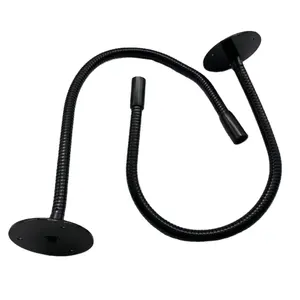 Gooseneck Clamps/flexible Gooseneck Lamp Holder/gooseneck For Holder Tablet Table Clamp Mount Black Arm Plastic Flexible Pipe