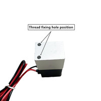 Vanne solénoïde pneumatique à deux voies normalement fermée, connecteur rapide 12V-220V 1/4\" pour applications CNC air/gaz