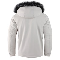 Nouvelle arrivée hiver transfrontalière : Doudoune matelassée premium en polyester pour homme avec capuche amovible, extra-épaisse, style streetwear