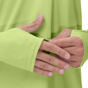 เสื้อกันแดดสำหรับผู้ชาย เสื้อแรชการ์ดสำหรับตกปลา UPF 50+ แขนยาว พิมพ์ลาย มีฮู้ด เสื้อแจ็คเก็ตสำหรับเดินป่ากลางแจ้ง พร้อมหน้ากาก - Product Image 3