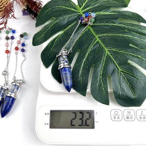 Kindfull Vente Chaude <span class=keywords><strong>Pendentif</strong></span> En Pierre Naturelle Fait À La Main Sept Chakras <span class=keywords><strong>Lapis</strong></span> <span class=keywords><strong>Lazuli</strong></span> <span class=keywords><strong>Pendentif</strong></span> En Cristal Pour La Décoration De Beauté - Product Image 5