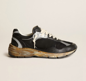 <span class=keywords><strong>Zapatos</strong></span> Casuales <span class=keywords><strong>para</strong></span> Caminar con Logotipo Personalizado, Inspirados en el Estilo Vintage, en Negro y Plateado - Product Image 1