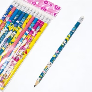 Crayons d'école personnalisés, papeterie, crayon en bois HB de 7 pouces avec gomme blanche, crayon fantaisie coloré pour enfants créatifs - Product Image 4