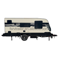 Caravane de camping-car moderne personnalisable pour le camping en plein air et les voyages