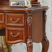 Meubles de chambre à coucher de Style français à 6 tiroirs, armoire de maquillage, coiffeuse pour fille avec miroir, coiffeuse en bois Antique, vente en gros