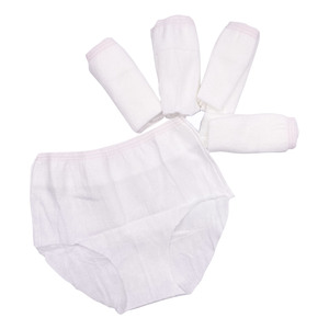 Respirant 100% coton femmes sous-vêtements de <span class=keywords><strong>maternité</strong></span> jetables culottes sous-vêtements grande taille - Product Image 1