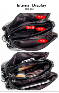 Sacs à main de créateurs pour femmes, marques de luxe, nouveaux sacs à bandoulière en cuir PU souple de haute qualité pour femmes - Product Image 5