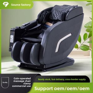 Fauteuil de massage shiatsu commercial moderne pour le corps entier avec rail de guidage double SL, fonction musicale pour la tête, le cou, la taille et les pieds - Product Image 3