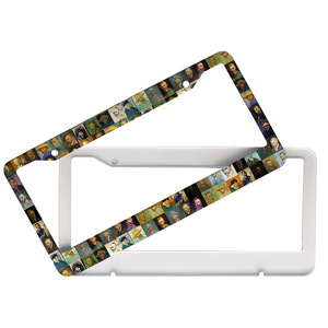 Cornice per <span class=keywords><strong>Targa</strong></span> Auto Americana, Stampa UV con Motivo di Dipinto Famoso di Van Gogh, Cornice per <span class=keywords><strong>Targa</strong></span> in Lega di Alluminio Resistente - Product Image 4