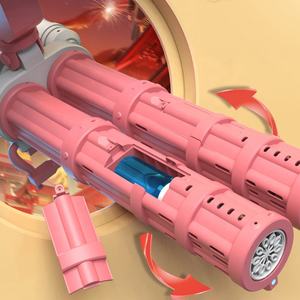 Machine à bulles électrique en plastique à succès sur TikTok, pistolet à bulles automatique pour enfants de 5 ans et plus, jouet de Noël - Product Image 4