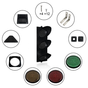 Voyant d'avertissement de trafic vert jaune rouge de première qualité à haute luminosité de 300mm - Product Image 6