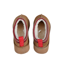 Bottes de neige chaudes et confortables en EVA à plateforme haute pour l'automne et l'hiver, antidérapantes, avec doublure en fausse fourrure pour femmes