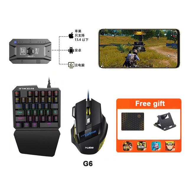 Hot Sale Logtech 6 in 1 Style Joystick Gaming Accessories for IOS & Android Systems