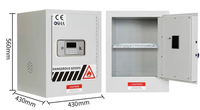 Armoire de sécurité de laboratoire pour produits toxiques et narcotiques, 4-90 gallons, construction en acier renforcé mécaniquement, pour produits inflammables