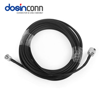 Connecteur droit mâle N, câble coaxial LMR-240, connecteurs de type câble coaxial, assemblage de câble RF femelle LMR400, 50 ohms / 75 ohms, CN ; GUA DOSIN