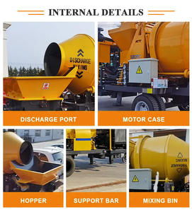 Mezcladora de Concreto Portátil JBS40, Camión Mezclador y Bomba de Concreto Usado con Motor Diésel - Product Image 4