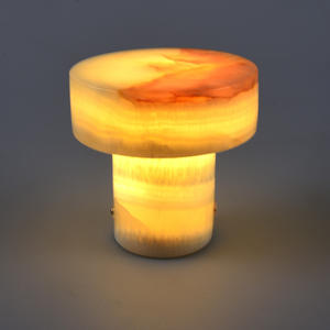 Meilleures ventes, tendance, marbre naturel, onyx moderne, jade pour lampe de table de salon, pierre naturelle, éclairage LED pour la décoration intérieure, accent - Product Image 1