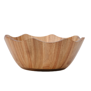 Bol à salade en bois d'acacia de 11,5 pouces en forme de coquille Saint-Jacques pour servir les salades lors de réceptions et d'événements festifs (2026) - Product Image 6
