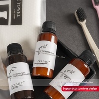 Kit de toilette jetable pour hôtel, vente en gros du fabricant, ensemble d'articles de toilette, brosse à dents, dentifrice, logo personnalisable, B&B, auberge, maison d'hôtes