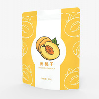 Sachet Doypack refermable de qualité alimentaire avec impression personnalisée pour l'emballage d'aliments pour animaux de compagnie et de collations aux fruits secs (fraises)