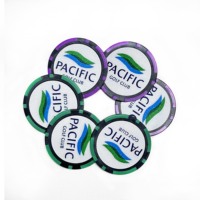 Marqueurs de balles de golf jetons bon marché d'usine professionnelle avec logo personnalisé