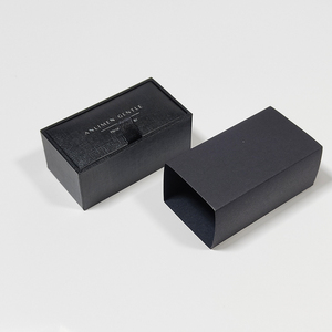 Venta al por mayor de hombres de papel de regalo de lujo con logotipo personalizado caja de gemelos para gemelos - Product Image 1