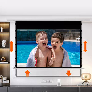 84 " - 150" ánh sáng xung quanh từ chối alr Trần lõm Màn hình máy chiếu có động cơ với Tab-tensioned - Product Image 2