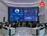 Layar LED Mikro Seri Canbest DM P0.7 P0.9 P1.2 P1.5 Panel Video Wall LED HD 8K Tanpa Sambungan untuk Ruang Kontrol
