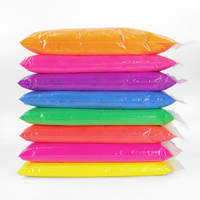 Ensemble de poudre de mica au néon UV de qualité supérieure Pigment lumineux fluorescent pour la résine époxy pour ongles 1kg quantité minimale de commande pour les cosmétiques et le pigment de couleur