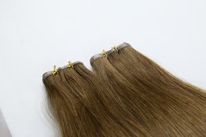 Extensiones de Cabello Europeo Completo 2026, Puntas Gruesas, Cutícula Alineada, Cabello Remy Virgen de 20 Pulgadas, Doble Trama a Máquina para - Product Image 4
