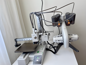 Impresora <span class=keywords><strong>3D</strong></span> Original Bamboolab A1 Mini Combo, Impresora de Escritorio FDM para el Hogar, Nivelación Totalmente Automática, Multicolor, Alta Velocidad - Product Image 2