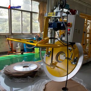 वओवोलिफ्ट इलेक्ट्रिक एल्यूमीनियम कुंडल रोल हैंडलिंग धातु स्टील या एल्यूमीनियम कोइल कार छत के लिए वैक्यूम लिफ्टर लोड 1000 किलो - Product Image 3