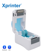 Xprinter XP-D281E produsen Cina 300DPI langsung Thermal USB Bluetooth gelang Printer Barcode