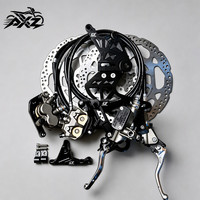 Kit de freinage hydraulique CNC 7075 à 4 pistons, disques avant et arrière, pour Surron Ultra Bee, Light Bee X, LBX, E-Moto, amélioration des performances de course