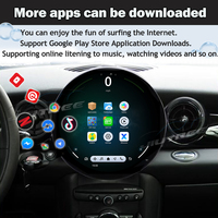 11,7 pulgadas Android 14 para BMW Mini Cooper R56 R60 2006-2016 reproductor Multimedia de Radio para coche AUTO Audio Carplay navegación GPS