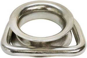 Acero inoxidable 304 316 Marine Boat D Ring dedal redondo afeitado cuerda de alambre para conexión de cuerdas - Product Image 3