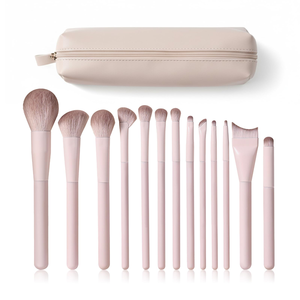 Juego de 20 Brochas de Maquillaje Personalizadas con 2 Esponjas, Caja Magnética, Brochas Profesionales de Aluminio para Base y Sombra de Ojos - Product Image 1